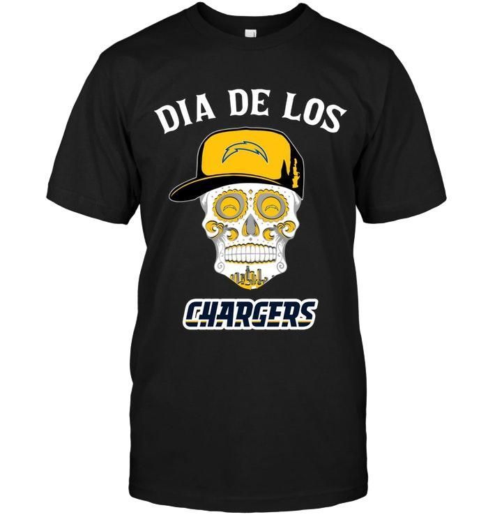 Dia De Los Los Angeles Chargers Sugar Skull Poco Loco Shirt T Shirt Hoodie, Hoodie Sweater