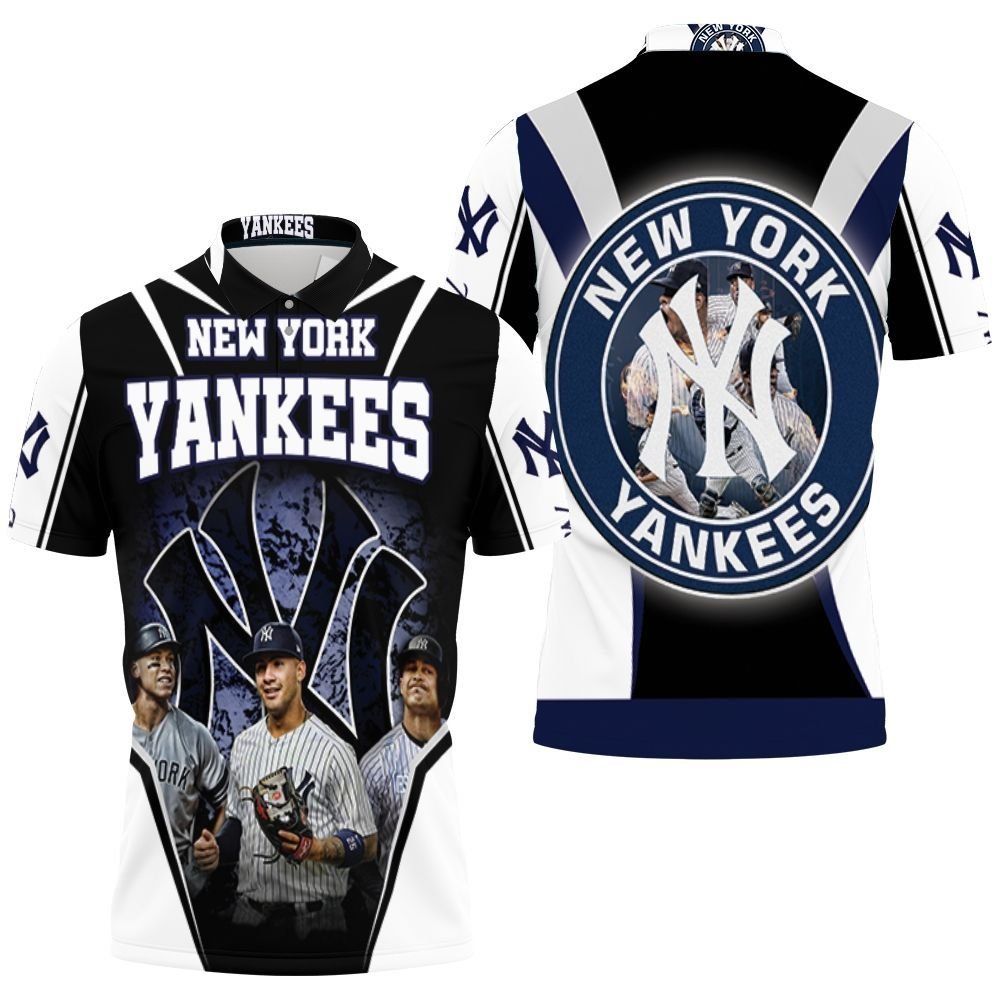 Aaron Judge Gleyber Torres Giancarlo Stanton For New York Yankees Fan Polo Shirt