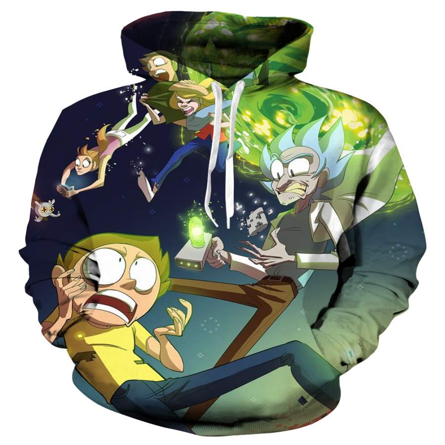 RMT3D014 – 3D RICK AND MORTY SHIRT