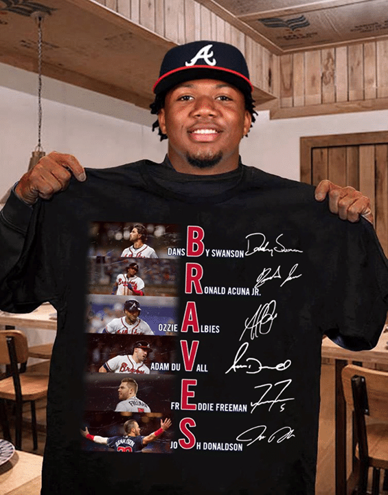 Atlanta Braves Legend Members Signed T Shirt T Shirt Hoodie Sweater Mug Tshirt Hoodie Sweater