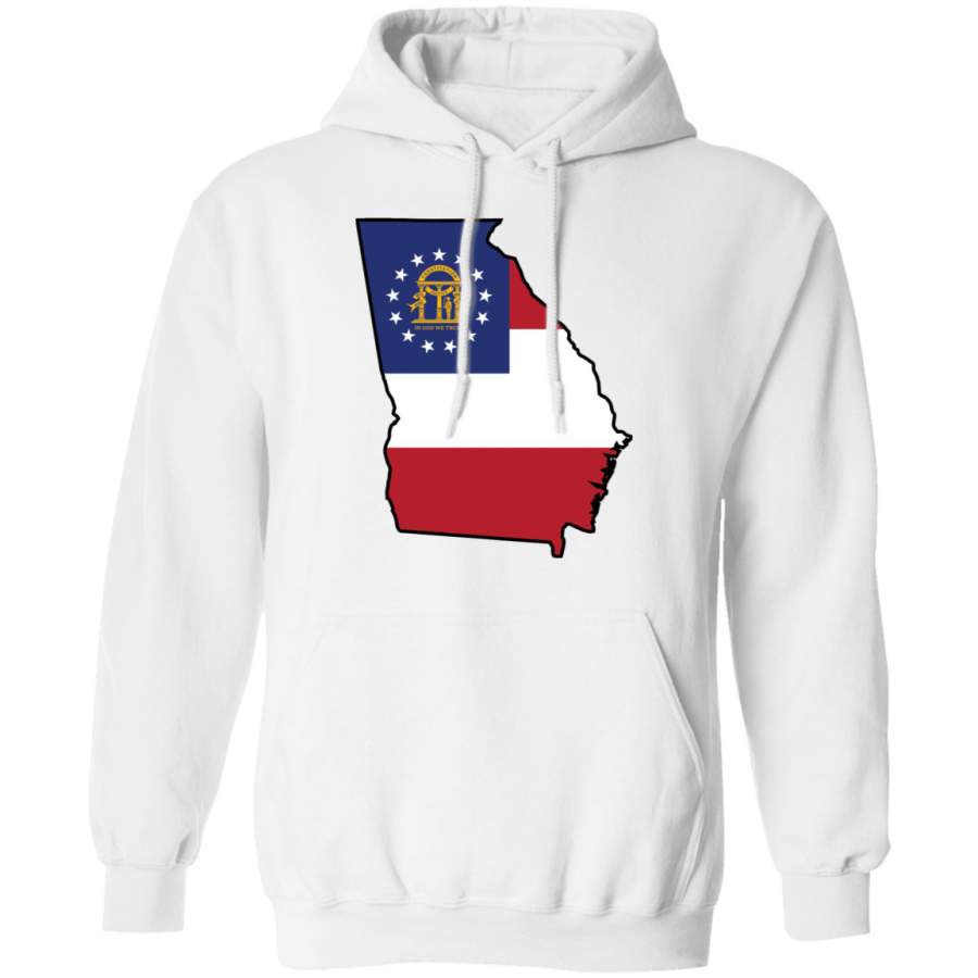 Georgia State Flag Pullover Hoodie