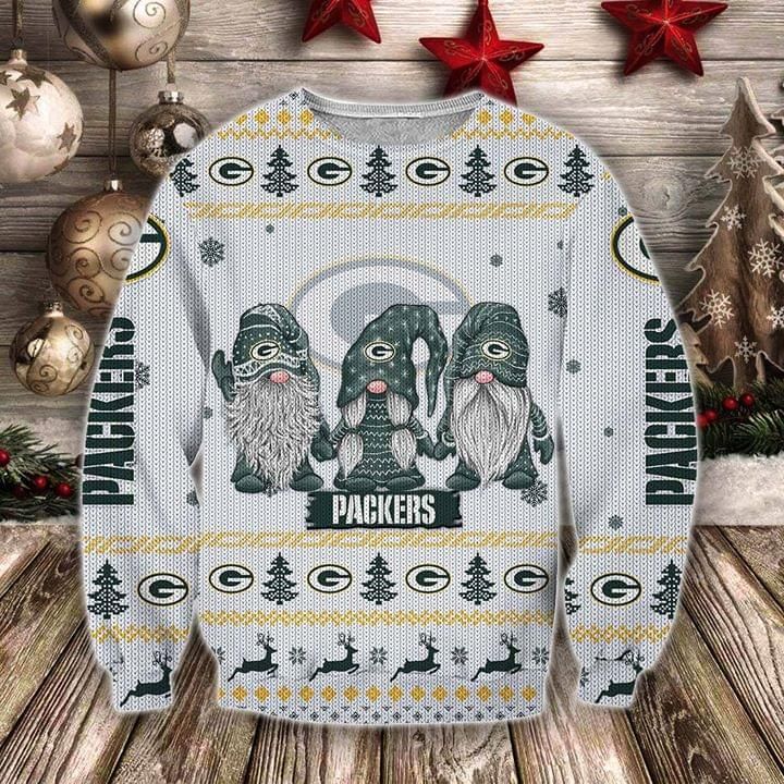 Christmas Gnomes Green Bay Packers Ugly Christmas 3D T Shirt Hoodie Sweater 3D Hoodie Sweater Tshirt