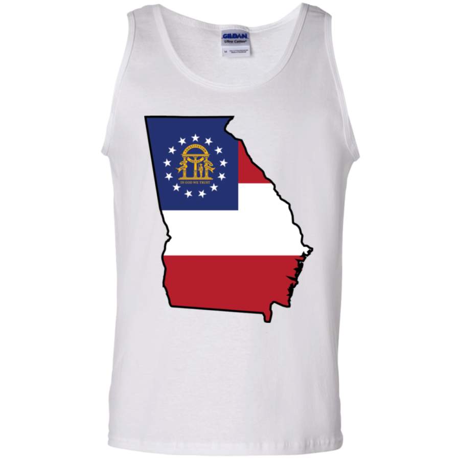 Georgia State Flag Tank Top