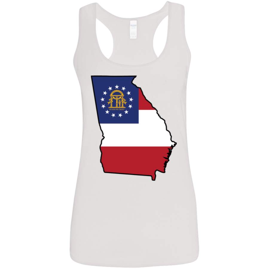 Georgia State Flag Ladies’ Tank Top