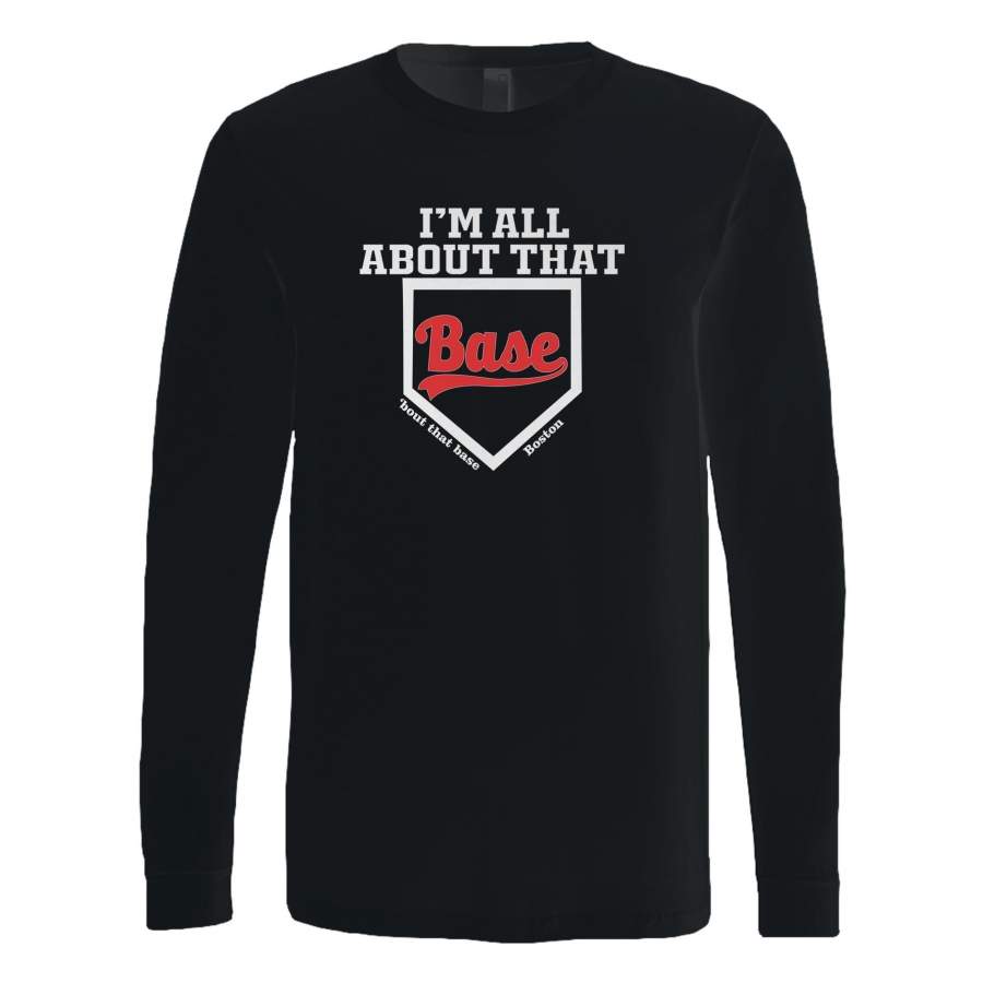 Boston Red Sox All About That Base Baseball Mom Long Sleeve T-Shirt