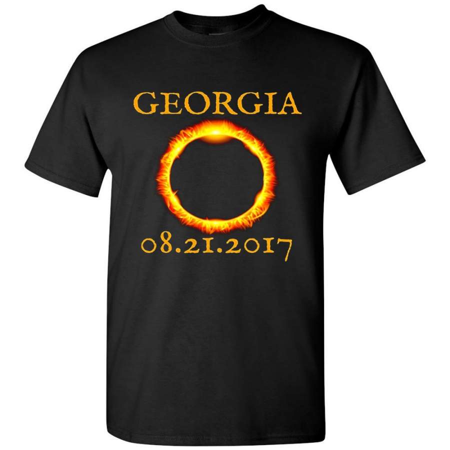 Solar Eclipse Georgia Celestial Tshirt 2017 Totality