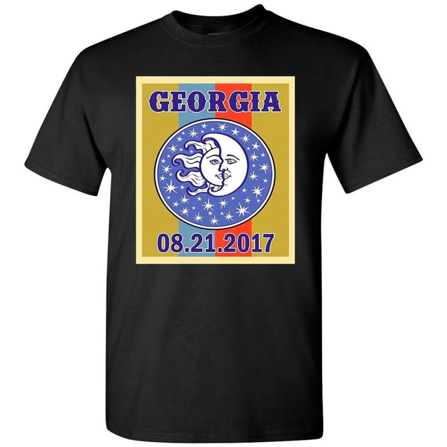 Retro Vintage Total Solar Eclipse GEORGIA 2017 shirt