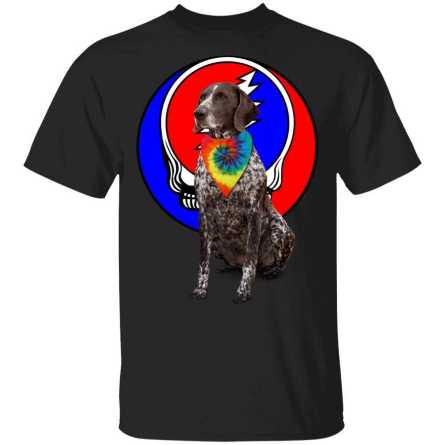 Pointer Dog Mixed Grateful Dead Head T-Shirt HA02