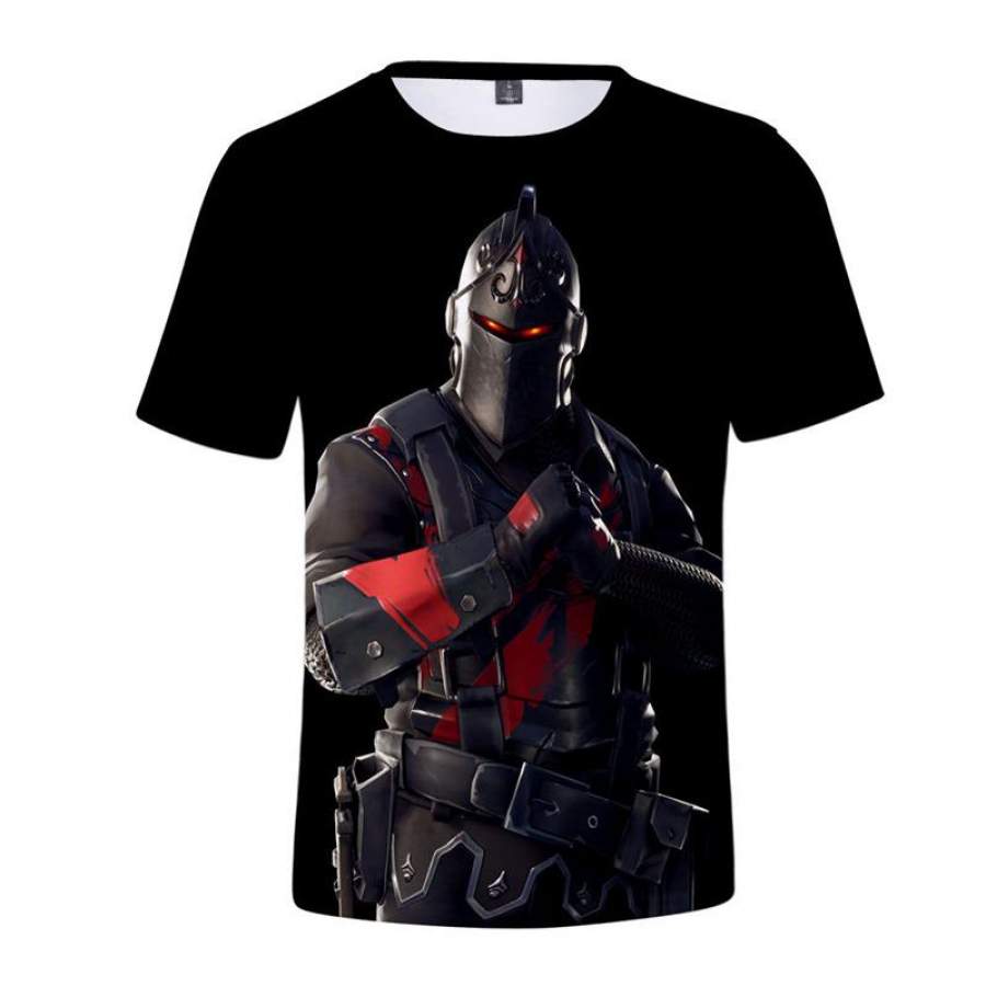 Fortnite Shirt Short Sleeve Black Knight T Shirt