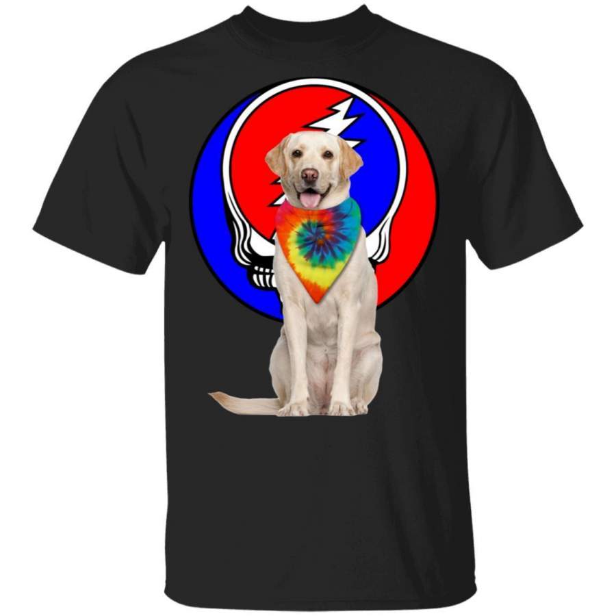 Labrador Retriever Mixed Grateful Dead Head T-Shirt HA02