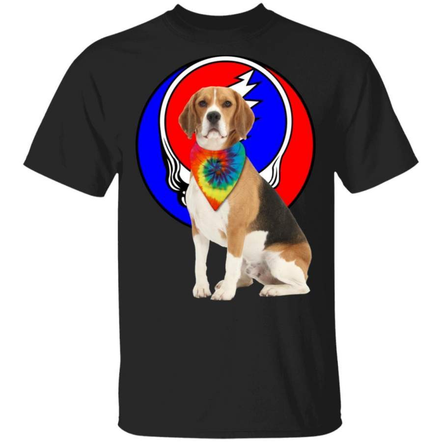 Beagle Mixed Grateful Dead Head T-Shirt HA02