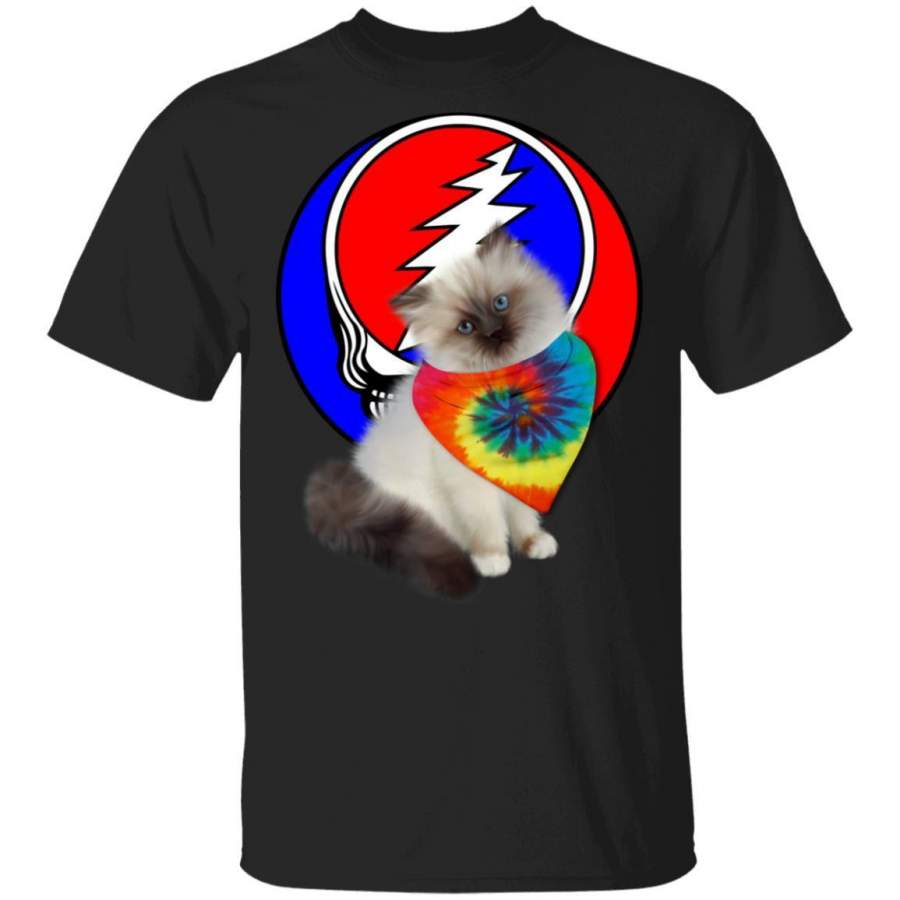 Birman Cat Mixed Grateful Dead T-Shirt HA02