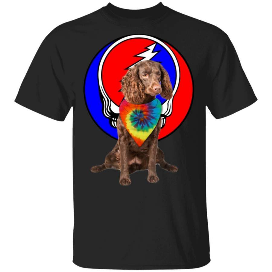 American Water Spaniel Mixed Grateful Dead Head T-Shirt HA02