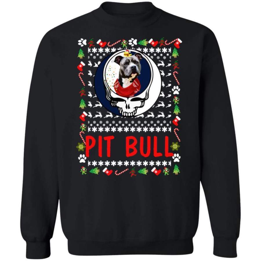 Grateful Dead Pit Bull Dog Ugly Sweatshirt Xmas Gift Idea HT209