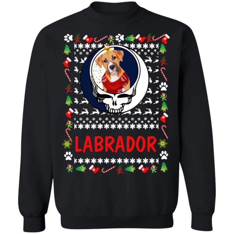 Grateful Dead Labrador Dog Ugly Sweatshirt Xmas Gift Idea HT209