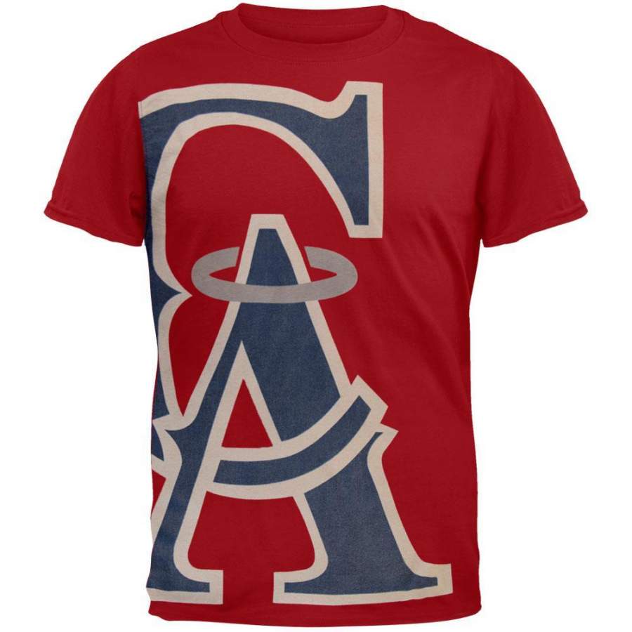 Los Angeles Angels – Overgrown Logo Soft T-Shirt