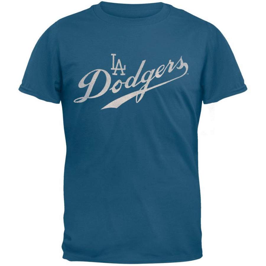 Los Angeles Dodgers – Swoosh Logo Soft T-Shirt