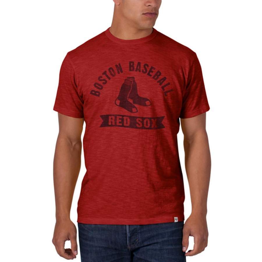 Boston Red Sox – Sox Logo Scrum Premium T-Shirt