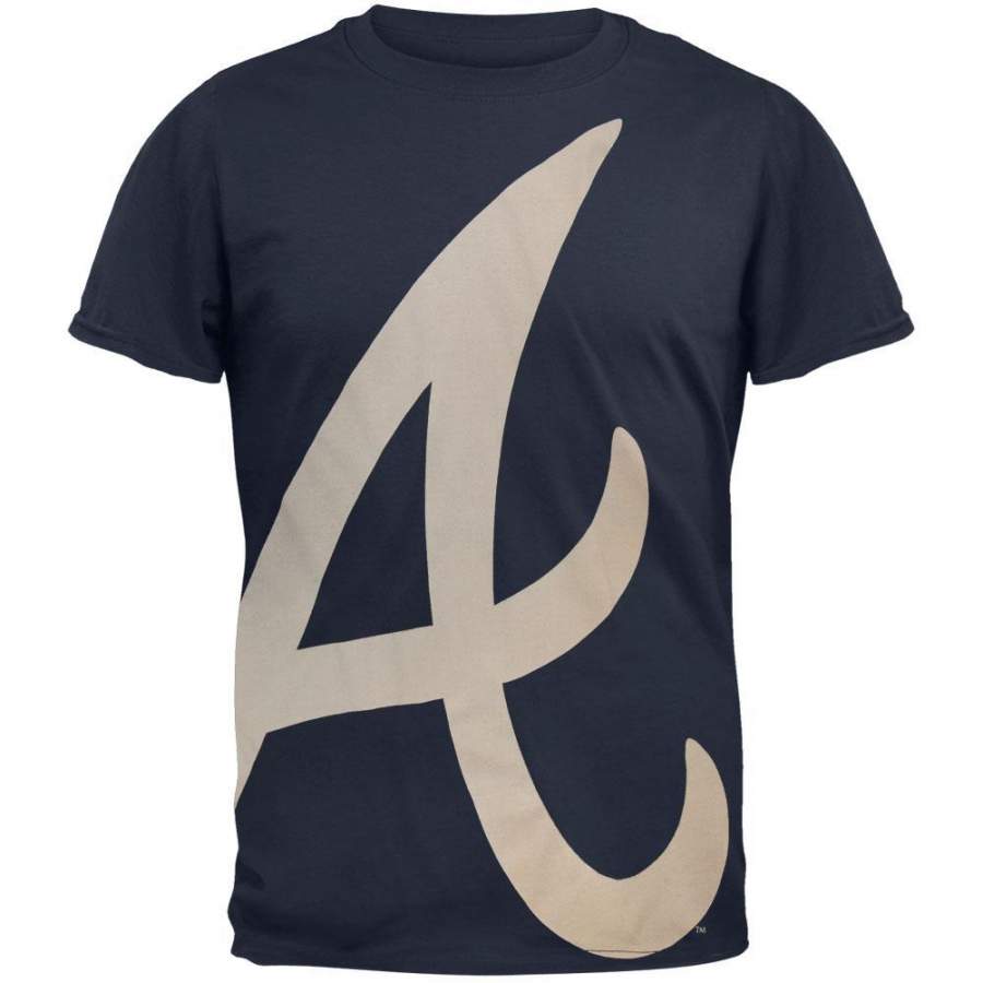 Atlanta Braves – Overgrown Logo Soft T-Shirt