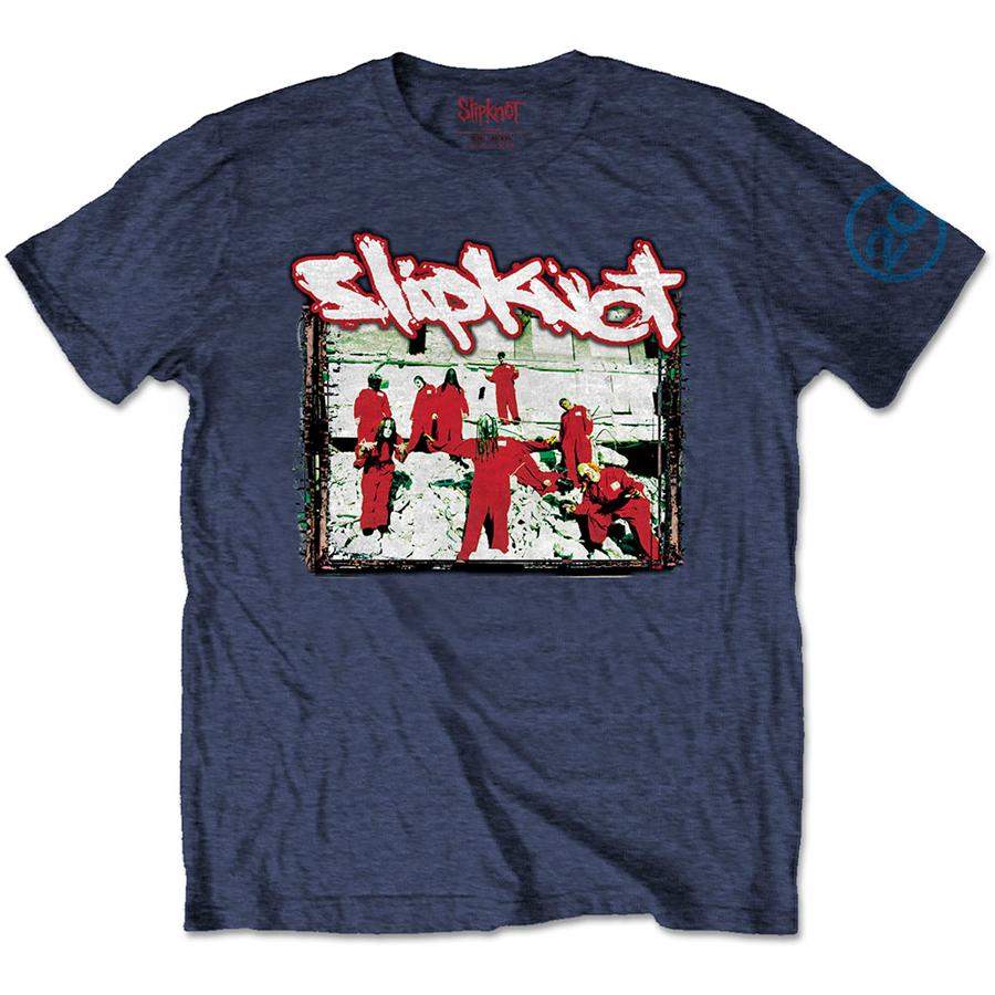 Slipknot – Red Jump Suits-20th Anniversary – Navy Blue t-shirt