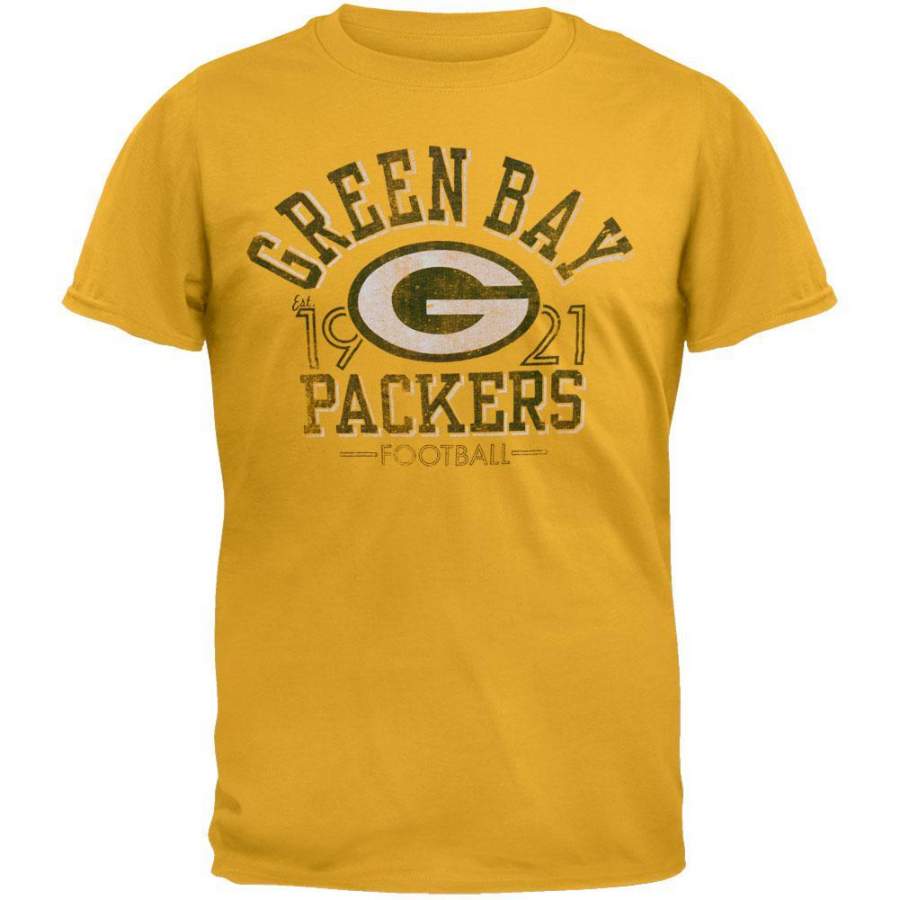 Green Bay Packers – Logo Fadeaway Premium T-Shirt