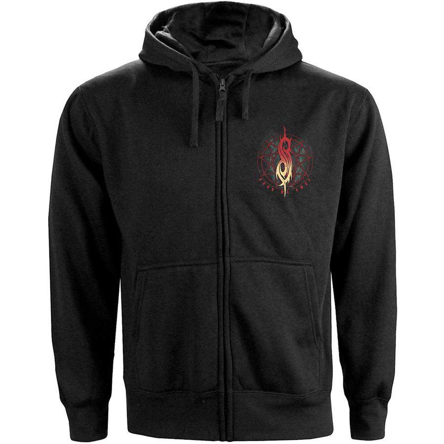 Slipknot – Burn Me Away – Zip Black Hooded Sweatshirt