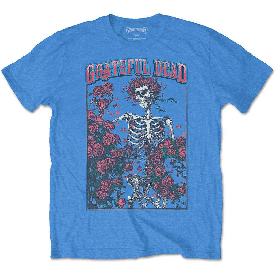 Grateful Dead – Bertha & Logo – Blue T-shirt