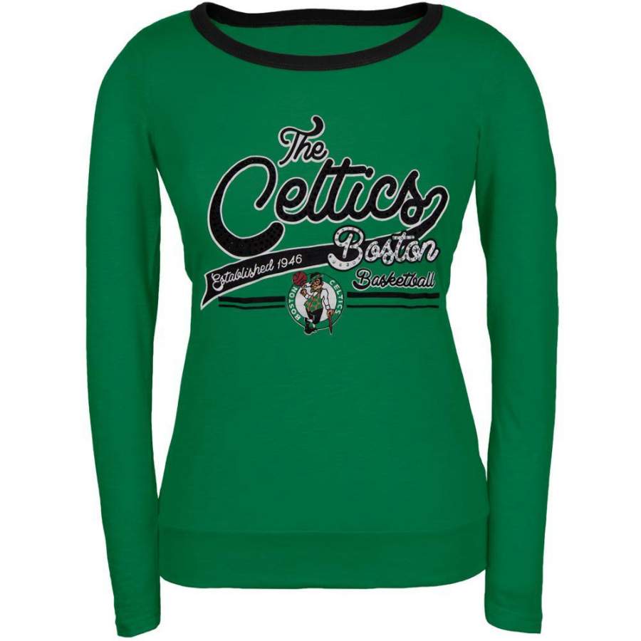 Boston Celtics – Free Throw Juniors Long Sleeve T-Shirt