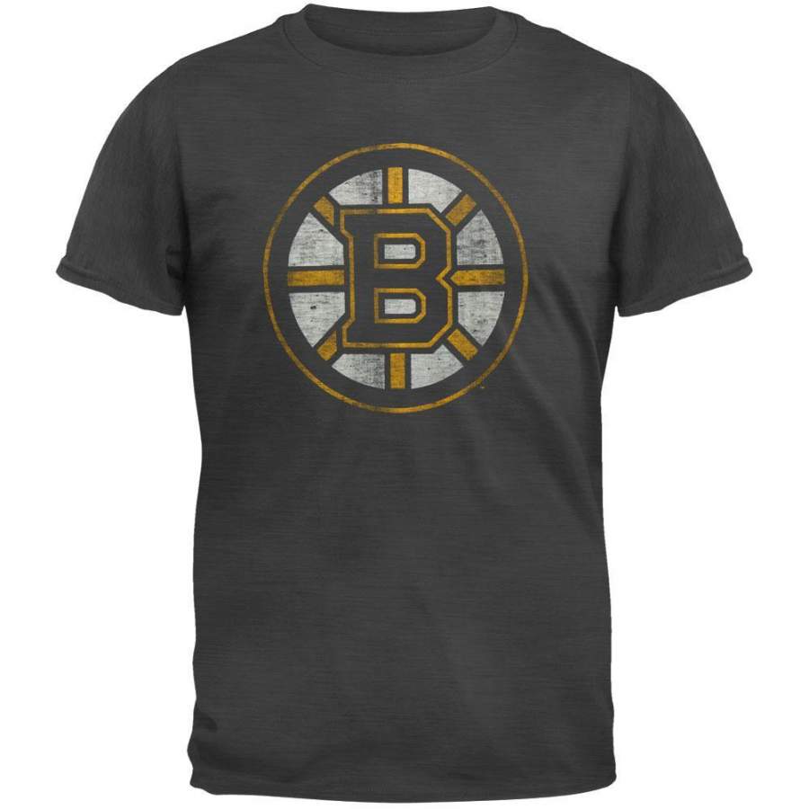 Boston Bruins – Logo Scrum Premium T-Shirt