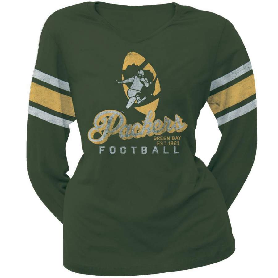 Green Bay Packers – Homerun Premium Juniors Long Sleeve T-Shirt