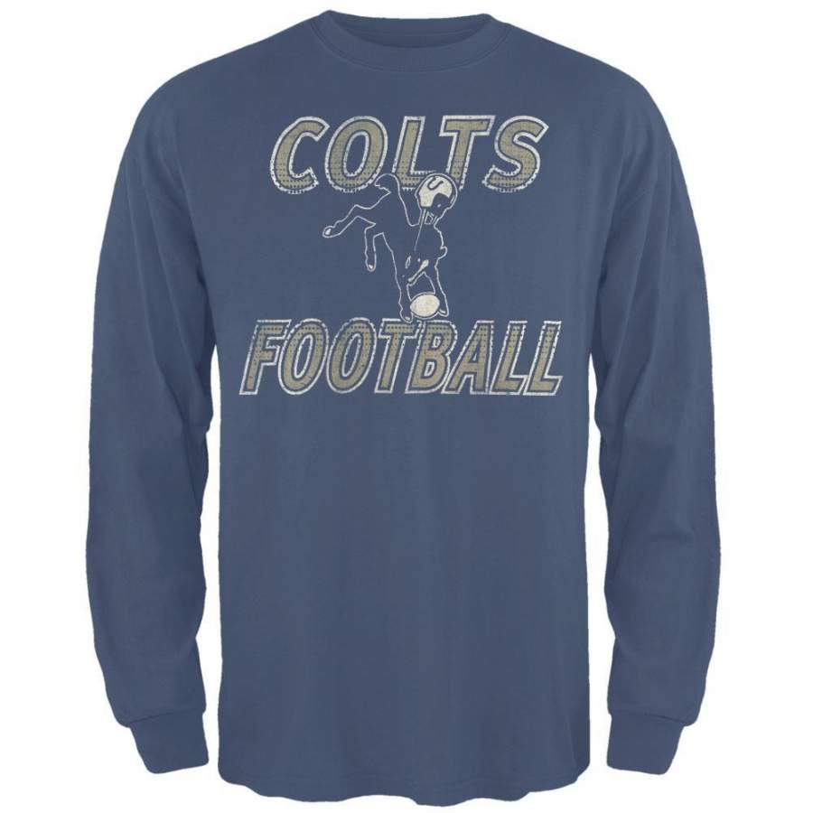 Indianapolis Colts – Flanker Logo Premium Long Sleeve T-Shirt