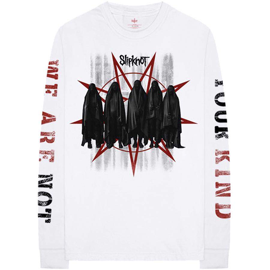 Slipknot – Shrouded Group-Not Your Kind-Longsleeve White t-shirt