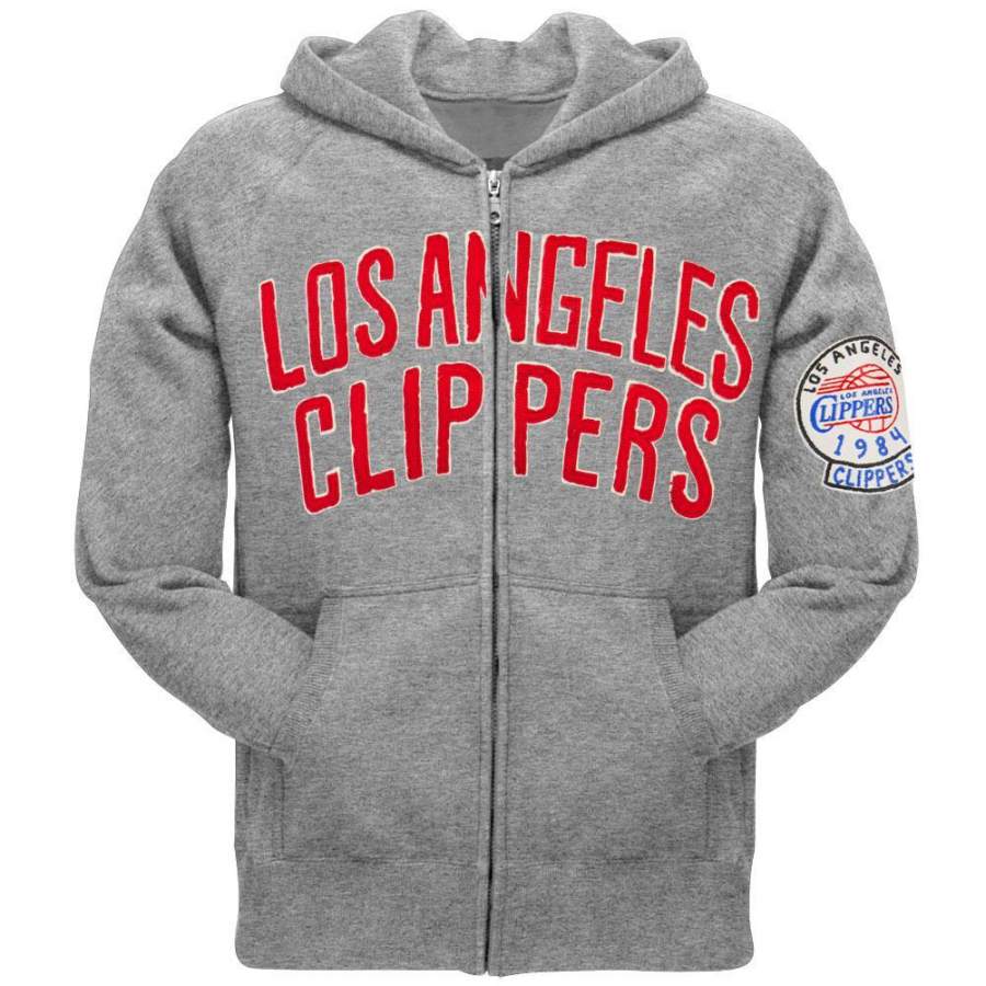 Los Angeles Clippers – 1984 Vintage Logo Zip Hoodie