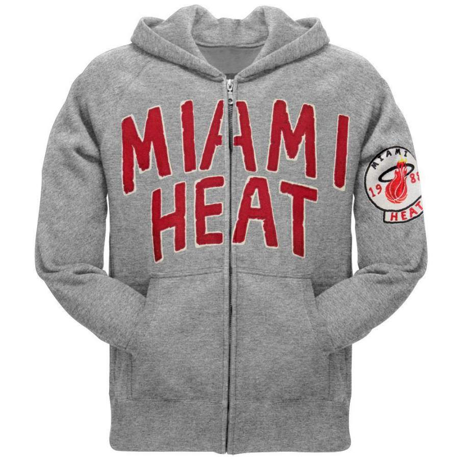 Miami Heat – 1988 Vintage Logo Zip Hoodie