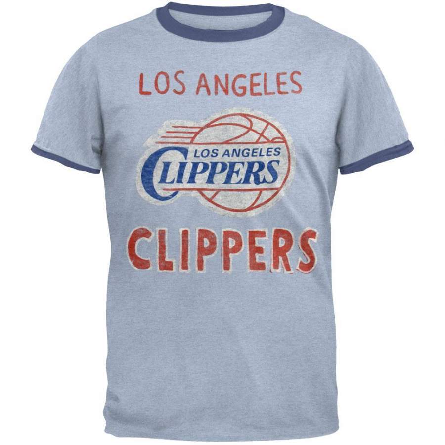 Los Angeles Clippers – Classic Logo Soft Ringer T-Shirt