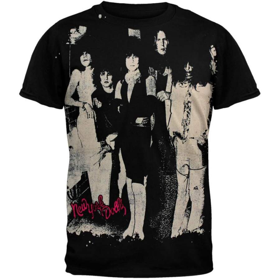 New York Dolls – Group Subway T-Shirt