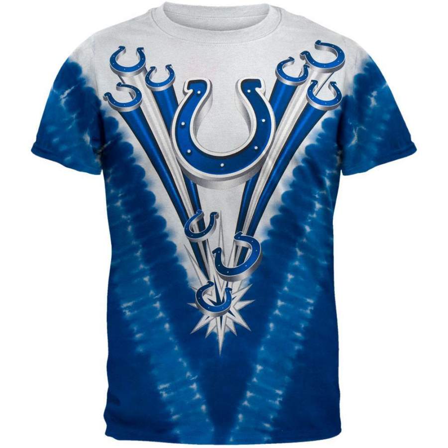 Indianapolis Colts – Logo V-Dye Tie Dye T-Shirt