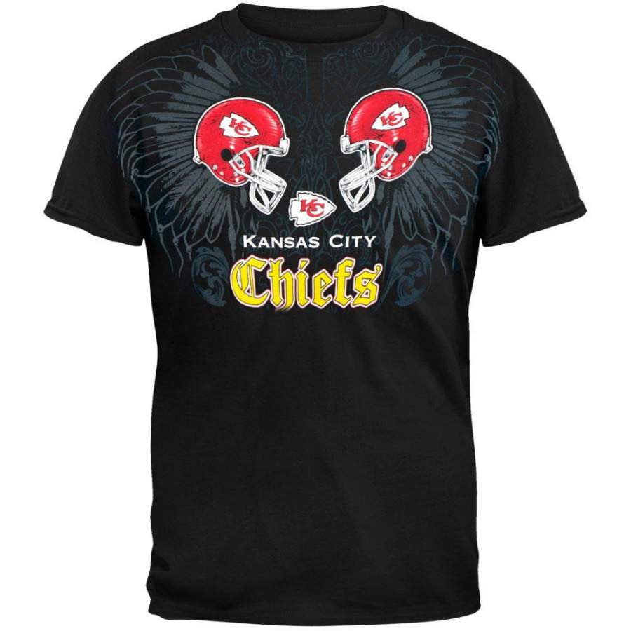 Kansas City Chiefs – Face Off Adult T-Shirt