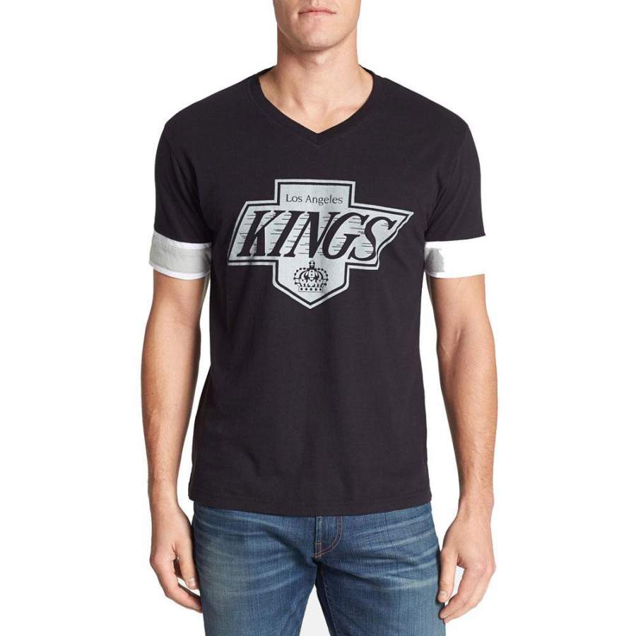 Los Angeles Kings – Logo Hat Trick Adult Jersey T-Shirt