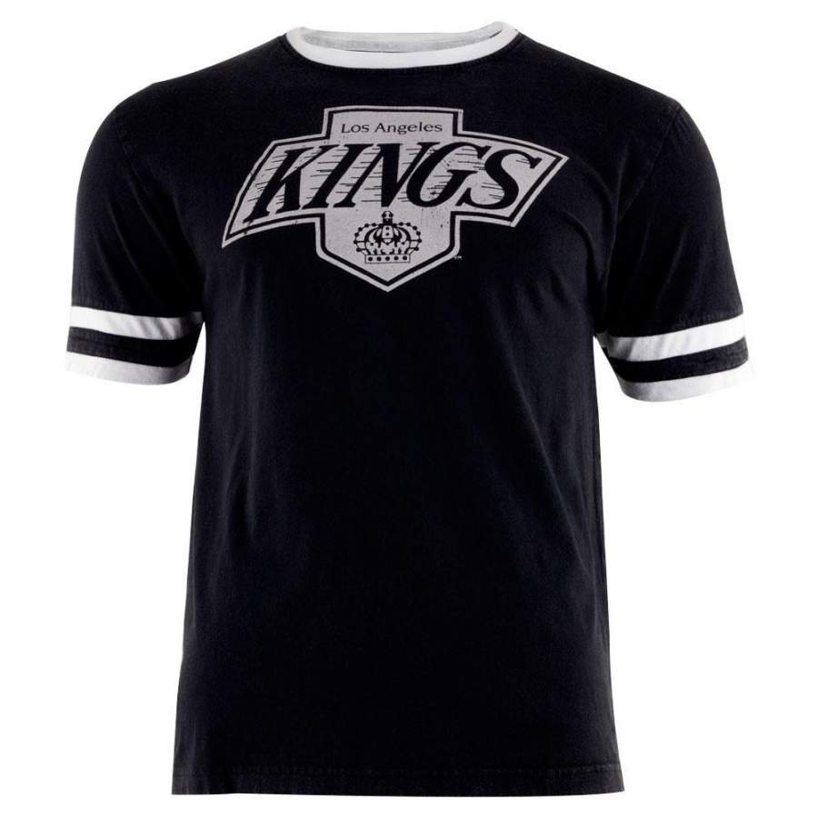 Los Angeles Kings – Logo Remote Control Black Adult Jersey T-Shirt