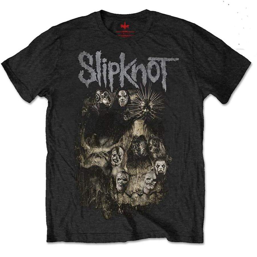 Slipknot – Skull Group – Black t-shirt