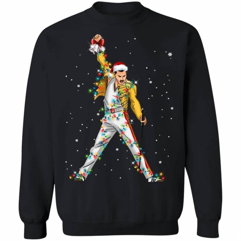 Christmas Sweater Freddie Mercury Xmas Shirt Gift For Fans VA10