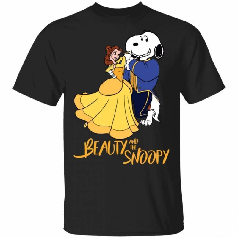 Beauty And The Snoopy T-shirt Belle And Snoopy Shirt Funny Gift VA12