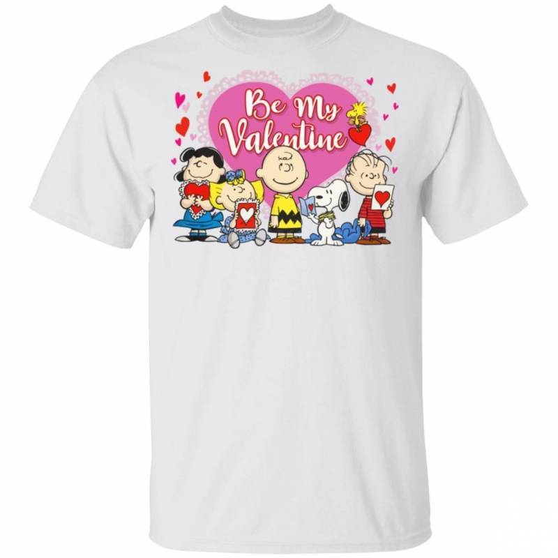 Be My Valentine T-shirt Snoopy And Peanuts Tee VA02