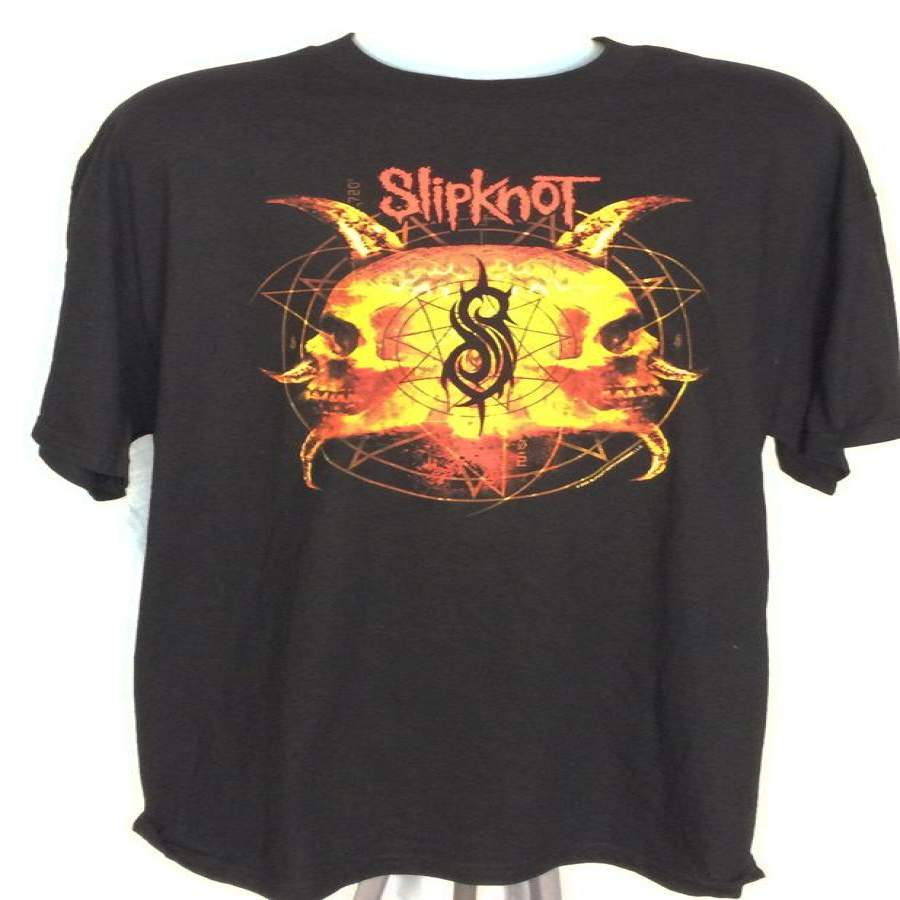 Slipknot – Double Skulls – Black t-shirt