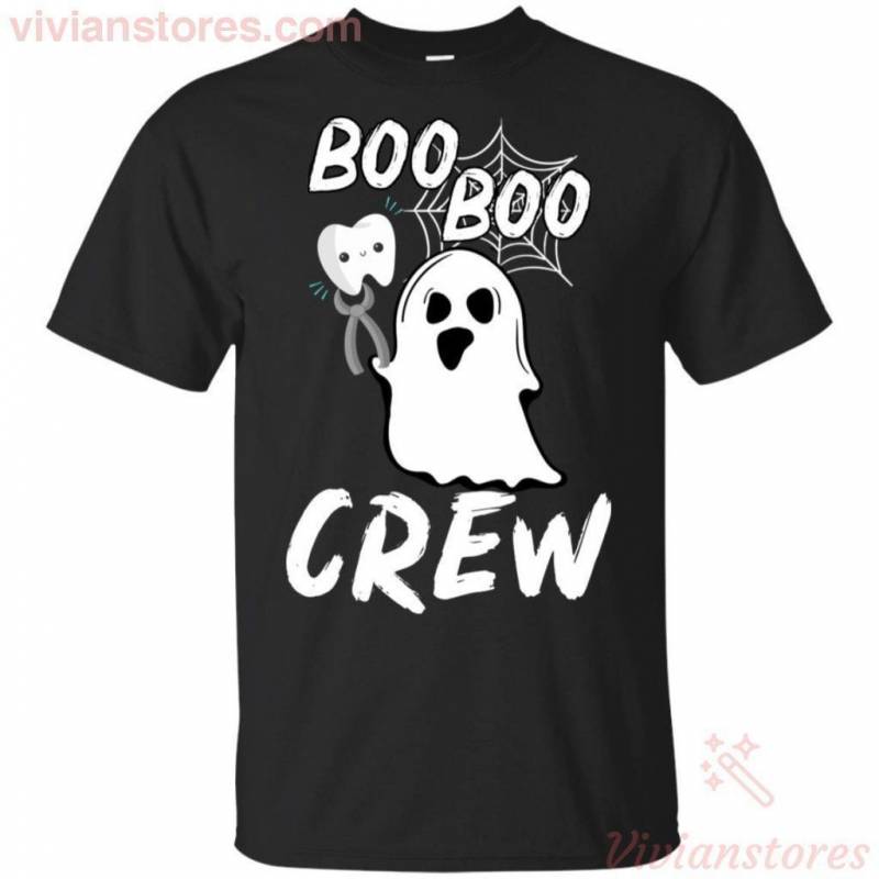 Dentist Ghost Boo Boo Crew T-Shirt Halloween Costume PT08