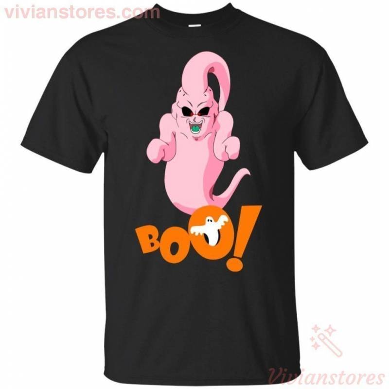 Majibu Boo Ghost Halloween T-Shirt Men Women Fan Dragon Ball HA08