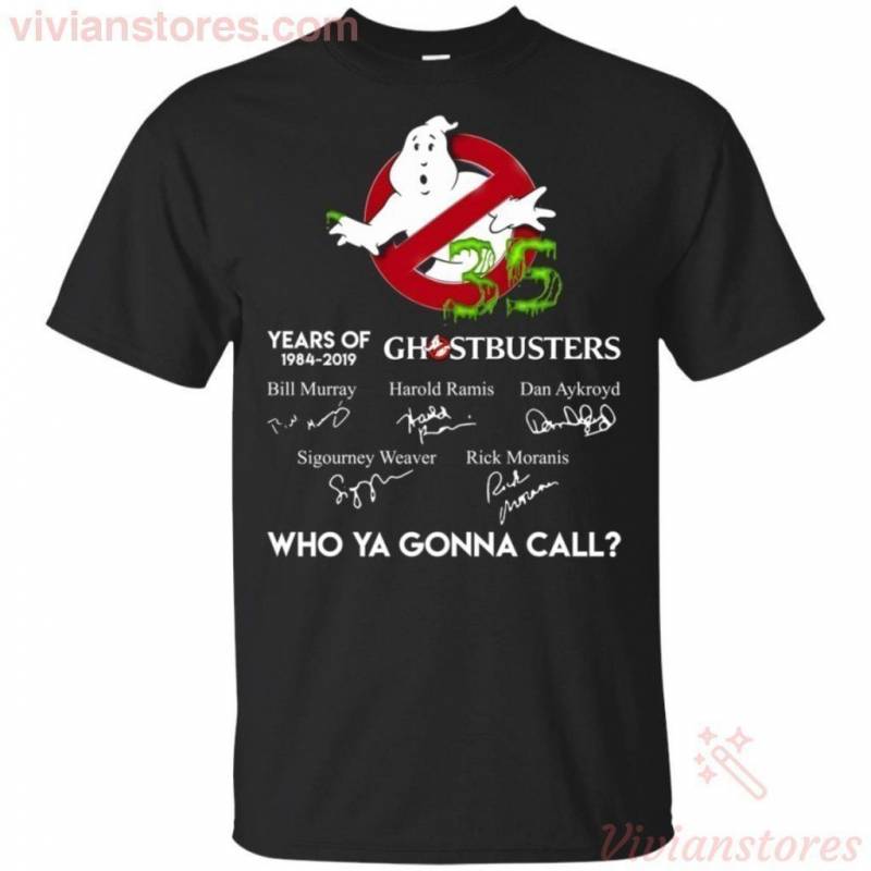 Ghostbusters 35 Years Anniversary T-shirt For Ghostbusters Fans HA07