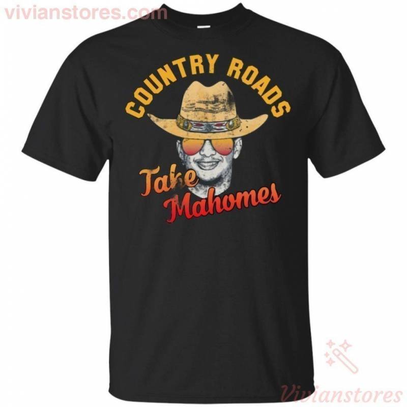 Country Roads Take Mahomes Vintage T-Shirt Patrick Mahomes Kansas City HA08