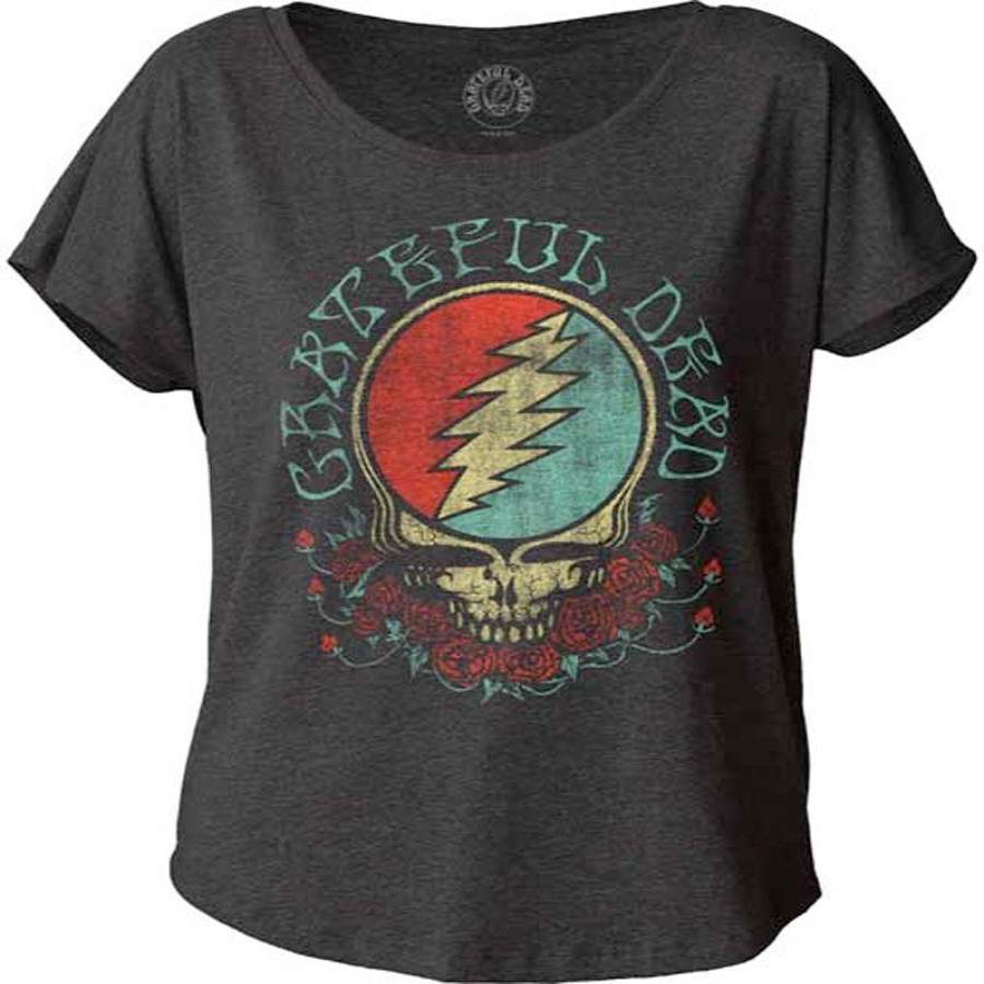 Grateful Dead – Steal Your Face-Women’s Dolman Style t-shirt